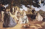 Frederic Bazille Family Reunion Sweden oil painting artist